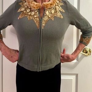 Anthropologie Population sweater S NWOT